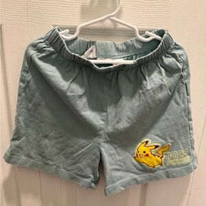 Pikachu Graphic  Shorts - 8/9 year